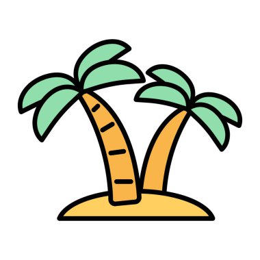 Yelkenli ikonu. Kırmızı ve mavi yelkenli, su, yelkenli, tekne, yat, deniz, okyanus, deniz, macera, seyahat.