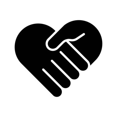 Hayırseverlik simgesi. El ele tutuşmak, sevgi, şefkat, destek, ilgi, yardım, yardım, şefkat, fedakarlık.