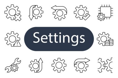 Ayarlar simge ayarlandı. Vites, anahtar, uyarı, ok, entegrasyon, ayarlar, seçenekler, kontrol, sistem, yapılandırma, araç, kurulum, tercih, ayarlama, düzenleme, mekanizma, yazılım, yönetim, arayüz.