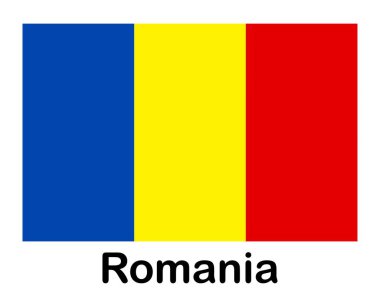 Romanya ulusal bayrağı. Sancak, eyalet sembolü bayrak direği
