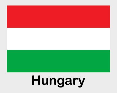 Macaristan ulusal bayrağı. Sancak, eyalet sembolü bayrak direği