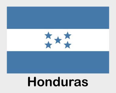 Honduras ulusal bayrağı. Sancak, eyalet sembolü bayrak direği