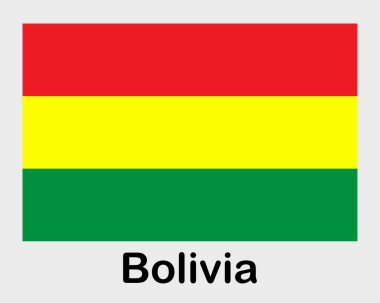 Bolivya ulusal bayrağı. Sancak, eyalet sembolü bayrak direği