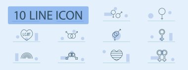 LGBT gurur simgesi. Gökkuşağı, LGBT, kalp, cinsiyet sembolleri, erkek, kadın, eşitlik, aşk, ilişkiler, kimlik, gurur, topluluk, çeşitlilik, birlik, dahil etme, bağlantı, haklar, cinsiyet, LGBTQIA