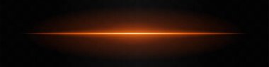 Altın ışık huzmesi. Keskin bir yatay mor ışık, parlak merkezli, her iki tarafta karanlığa doğru kayboluyor. Bilim kurgu tasarımları, ışık geçişleri veya gelecekteki etkiler için ideal.