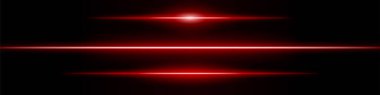 Kırmızı neon çizgileri ya da ışık parlamalarını ayarlayın. Beyaz röfleli ince çizgi. Lazer ışınları, yatay ışınlar. Güzel ışık yansımaları. Siyah arkaplanda parlayan çizgiler.