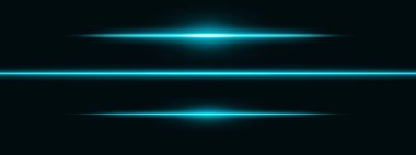 Mavi ışık parıltısı. Keskin bir yatay ışın yansıması. Bilim kurgu tasarımları, ışık geçişleri, ya da gelecekteki etkiler. Parlak ışık çizgileri ve neon efektler. Dinamik parlayan duvar kağıdı arkaplanı
