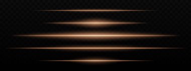 Yoğun turuncu yatay ışık çizgileri ve koyu bir arka planda ışıltı etkisi. Fütürist temalar, bilim kurgu efektleri veya dijital geçişler için elverişli.