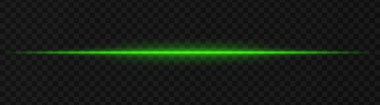 Şeffaf bir arkaplan üzerinde yoğun yeşil ışık demeti etkisi, bilim kurgu temaları, dijital tasarım unsurları veya gelecekteki görsel efektler için ideal.