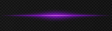 Karanlık, şeffaf bir arkaplan üzerinde parlak mor bir ışık demeti, bilim-kurgu, dijital grafikler veya neon efektler için mükemmel. Yansıma, spot ışığı, duvar kağıdı
