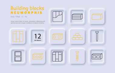 Yapı blokları simge oluşturdu. Tuğla, yapı, kiremit, vida, çivi, modüler elementler, inşaat, kalıp, düzen, mimari, blok tasarımı, montaj