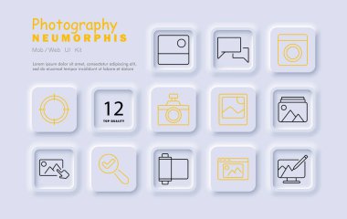 Fotoğraf seti simgesi. Hedef, pencere, ekran görüntüsü, film rulosu, büyüteç, seçim, dijital düzenleyici, arayüz, resim, klasör, galeri, analiz