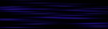 Parlayan Mavi ışık izleri koyu arkaplanda katmanlı hareket bulanıklığı yaratıyor. Fütürist UI, dijital hız elementleri veya bilim kurgu veri animasyonları için mükemmel.