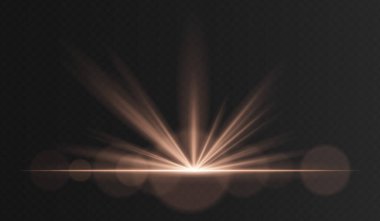 Ilık altın radyal ışık yumuşak parçacıklarla patladı. Sinema açılışları, günbatımı efektleri ya da büyülü tanıtımlar için zemin seviyesi mükemmel..