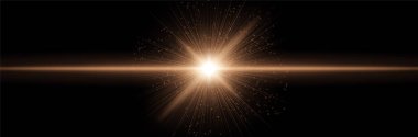 Doğrusal ışınlı kırmızı-turuncu enerji flaşı, yıldız çekirdeği, siyaha yayılan ışık. Isı patlamasını, galaktik darbeyi, kozmik ateşlemeyi, geleceksel etkiyi vurgular.