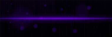 Mor yatay enerji atımı, küreler, dikey çizgiler, soluk bir parıltı. Dijital sinyali, bilim kurgu ışığını, fütüristik nabzı, elektrik ışınını görüntüler..