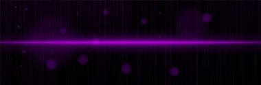 Mor yatay enerji atımı, küreler, dikey çizgiler, soluk bir parıltı. Dijital sinyali, bilim kurgu ışığını, fütüristik nabzı, elektrik ışınını görüntüler..