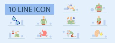 Sağlık durumu belirlendi. Halüsinasyon, uyuşmuş el, akciğer sorunu, depresyon, hastalık, hazımsızlık, kusma, kulak çınlaması, yorgunluk, şaşkınlık, acı, zihinsel aşırı yüklenme..