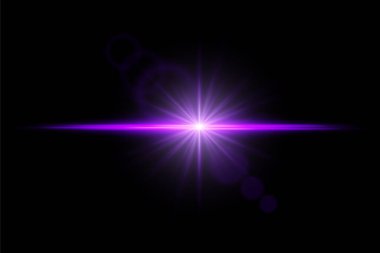 Radyal ışınlar ve lens yansıması ile yoğun parlak bir patlama. Koyu arkaplanda merkezi ışık patlaması.