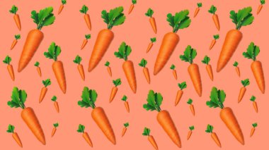 Havuç pürüzsüz desen. sebze arkaplanı. 