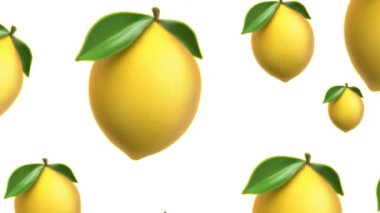 Latar belakang kreatif terbuat dari buah-buahan tropis musim panas dengan daun, jeruk bali, jeruk, jeruk keprok, lemon, kapur pada latar belakang kuning pastel. Konsep Macan. Düz yatıyordu, Tampilan atas, ruang salin