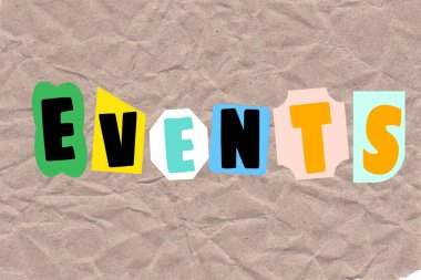 Olaylar harf afişi, simge olayları 