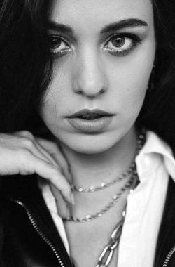 güzel genç kız moda portre