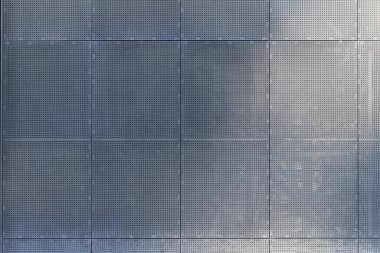 Küçük delikli soyut siyah kare çelik kaplama