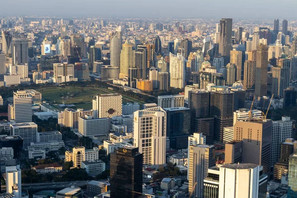 stock image BANGKOK, THAILAND - NOVEMBER 2, 2022: ,Bangkok during daytime,big city in the blue sky,skyscrapers in Bangkok city