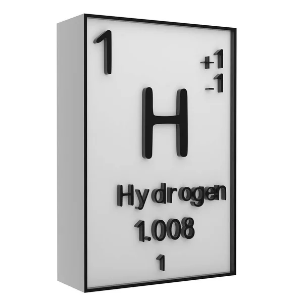 Hydrogen Phosphorus Periodic Table Elements White Blackground History Chemical Elements — Stock Photo, Image