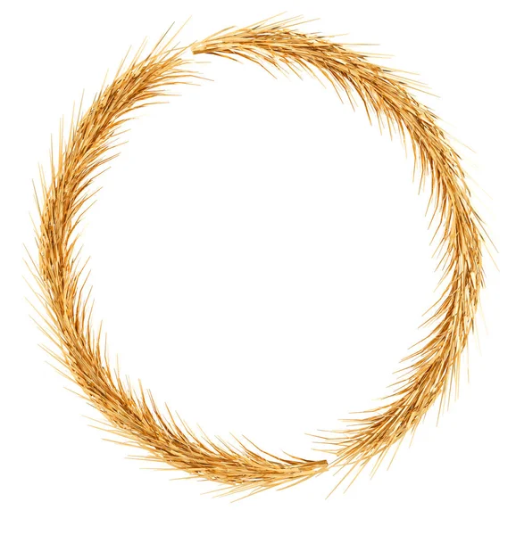 金色の丸いデザインのリボン 新年のお祝い 3Dレンダリング — ストック写真