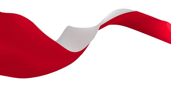 National Flag Background Image Wind Blowing Flags Rendering Flag Peru — 스톡 사진