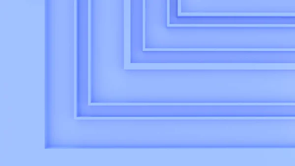 アブストラクト斜めの青い四角形の背景 3Dレンダリング — ストック写真