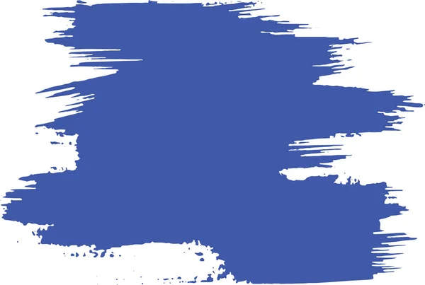 Roztroušená Modrá Abstrakce Tahy Štětcem Tahy Tukové Barvy — Stockový vektor