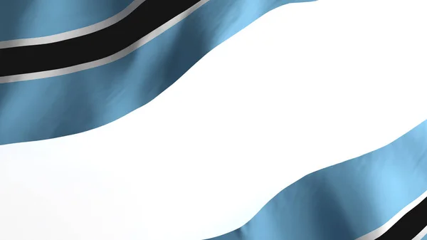 Bandera Botswana Bandera Botswana Bandera Botswana —  Fotos de Stock