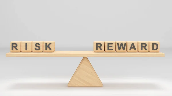 Menimbang Manfaat Dan Risiko Usaha Keuangan Investasi Pemberian Kredit — Stok Foto