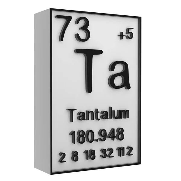 Tantalum Phosphorus Periodic Table Elements White Blackground History Chemical Elements — Stock Photo, Image