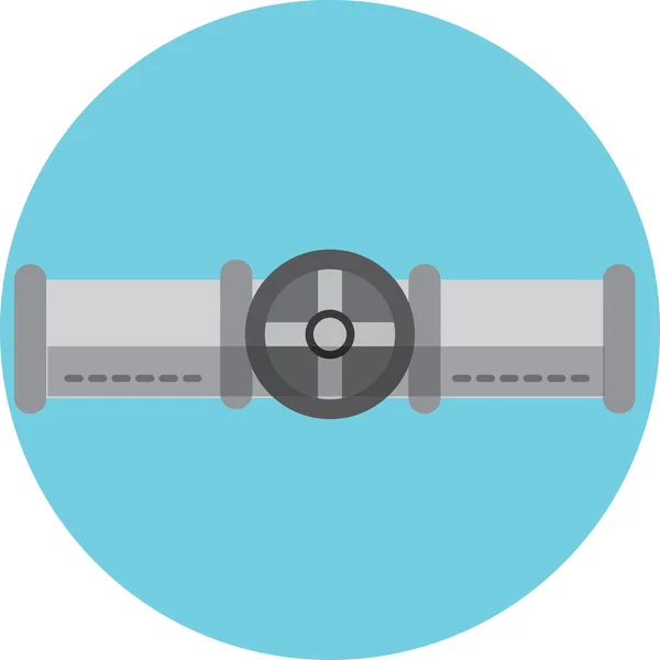 디자인에 나타나 건설업 분야의 비즈니스 개념인 수도관 시스템 — 스톡 벡터