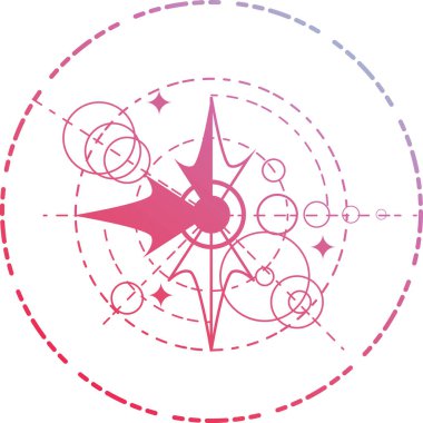 Fantezi sihirli çemberler oluşturun ve büyüler yapın, Yıldızların ve Maceraların Kaderi, cadılar, büyücüler ve sihir alemi.