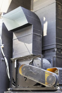 Dış havalandırma deliklerinin fotoğrafları, havalandırma sistemi.