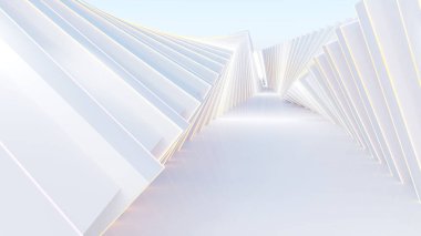beyaz kare yapı soyut arkaplan, geometrik arkaplan, 3d oluşturma