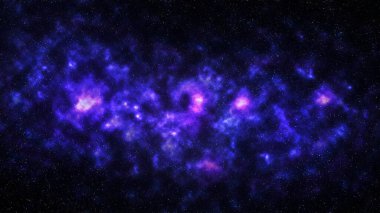 Kozmosun duvar kağıtları, uzay ve nebulası olan parlak yıldızlar. Samanyolu uzay aracı göz kamaştırıcı bir yıldız tozu. Gece gökyüzünde soyut yıldızlı gökyüzüne sahip birçok yıldız var.