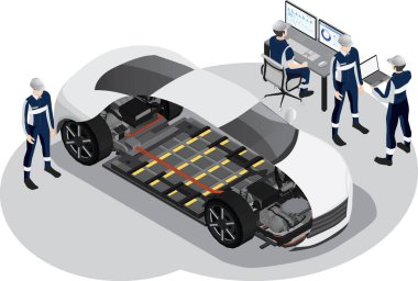 Elektrikli araç yapısı ve E-hareketli elektrikli araç pili teknolojisi konsepti araştırmacısı ve mühendisi.