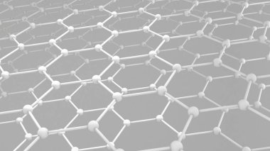 Nanoteknolojinin şekil yapısı, geleceğin nanoteknolojisi, soyut arkaplan nanoteknolojisi, 3D görüntüleme