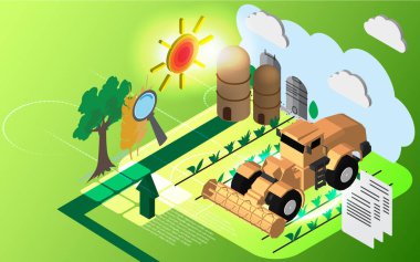 Tarım ürünleri hasat etmek ve tarım üretimi, tarım