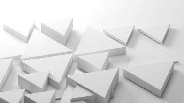 Soyut geometrik arkaplan, görsel ya da arkaplan resimlerine farklı iletiler eklemek için hem yüksek hem de düşük rahatlama için beyaz üçgen şekillendirir..