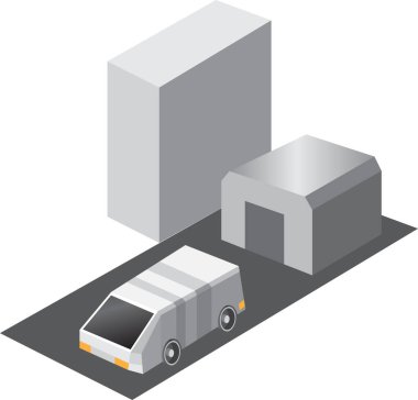 Bir uzay mekiği ve uzay istasyonunun basit modeli