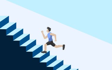 Merdivenlerden koşan sporcular, spor müsabakalarında, çabada ve kararlılıkta daha yüksek bir seviyeye çıkıyorlar.