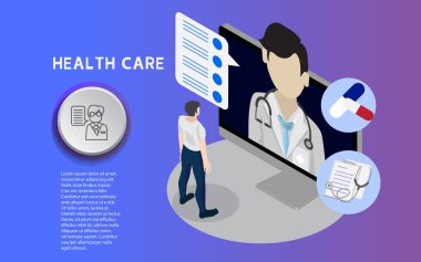 İnternette hastalıklar hakkında danışmanlık yapmak için bir doktora görünerek, online iletişim yoluyla konuşmaları kolaylaştırmak için tıbbi tavsiyelerde bulunurlar.