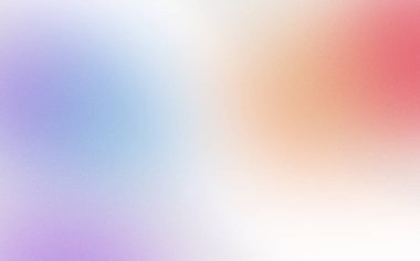 Soyut Arkaplan, Gradyan mavi mor ve pastel turuncu tonlar, ses dokusu, kumlu doku ile gradyan parlak arkaplan, poster arkaplan tasarımı için ortam tasarımı.